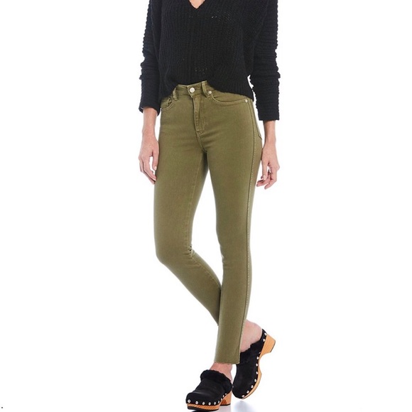 Raw Hem Jeggings Army | Poshmark